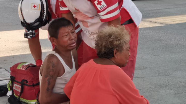 Hombre golpea con un tubo a indigente en Ciudad del Carmen