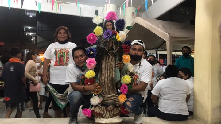 Cientos de creyentes celebran en Cancún el Día de la Virgen de Guadalupe: EN VIVO