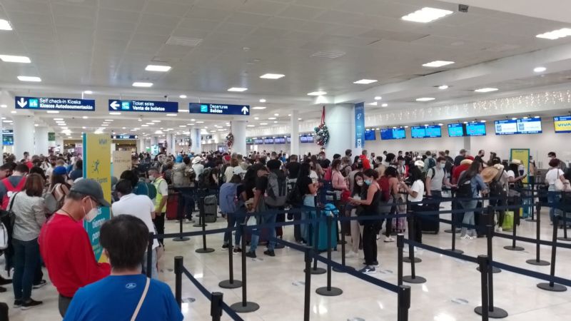 Aeropuerto de Cancún reporta 494 vuelos programados este miércoles