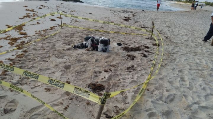 Recala costal con más de 20 kilos de droga en Playa del Carmen