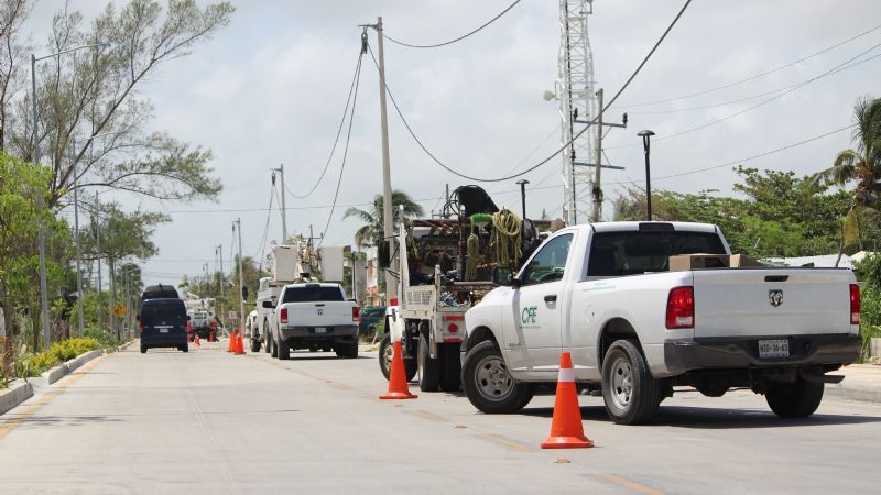 CFE anuncia cortes de luz en Quintana Roo para este miércoles 23 de noviembre