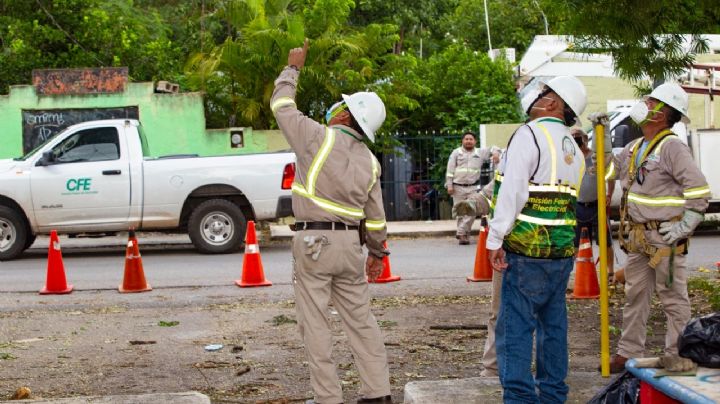 Cortes de luz en Campeche: CFE anuncia suspensión de servicio para el miércoles 6 de abril