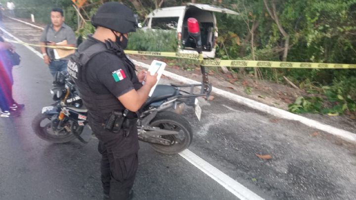 Muere conductor de una van en la Zona Hotelera de Cancún