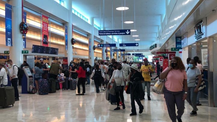 Aeropuerto de Cancún programa 474 vuelos en sus terminales este 02 de diciembre