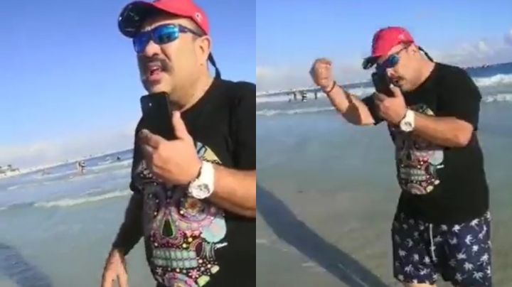 Captan momentos antes del presunto abuso policiaco en Playa Fórum de Cancún: VIDEO