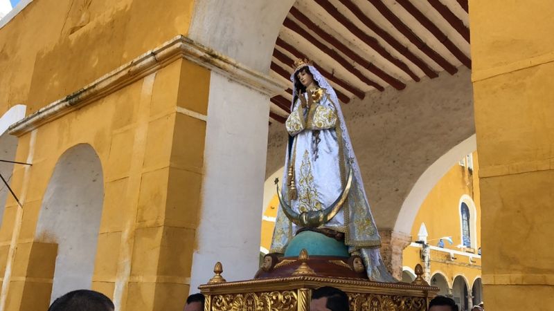 100 años del regreso de la Patrona de Yucatán a su santuario en Izamal