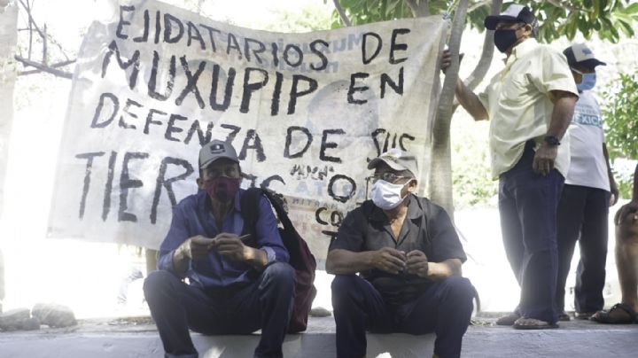 Ejidatarios denuncian el robo de más de mil 700 hectáreas de terrenos en Muxupip