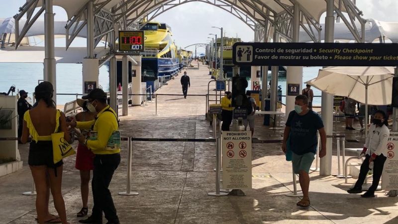 Suspenden cruce marítimo Cancún-Isla Mujeres por huelga de empleados de Ultramar