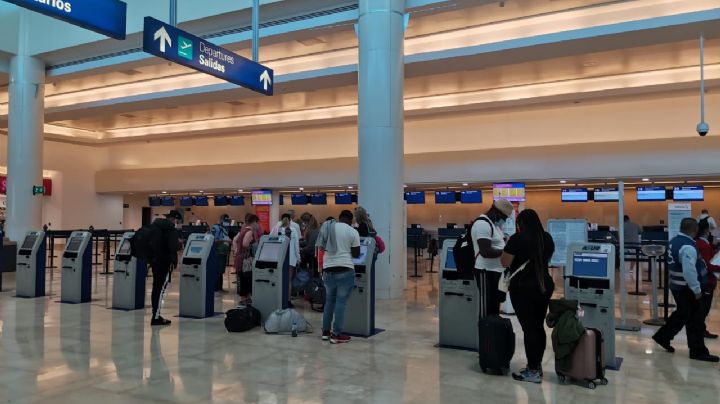 Aeropuerto Internacional de Cancún registra baja en número de vuelos