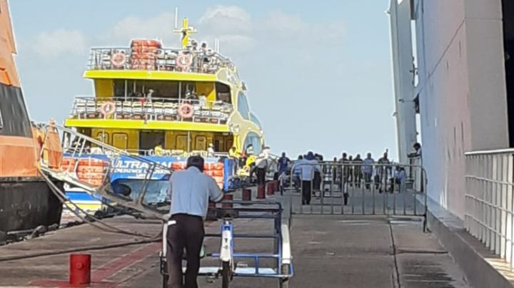 Baja afluencia de visitantes en la Terminal Marítima de Cozumel