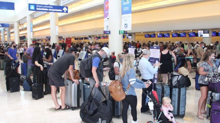 Aumenta el número de turistas en el Aeropuerto Internacional de Cancún
