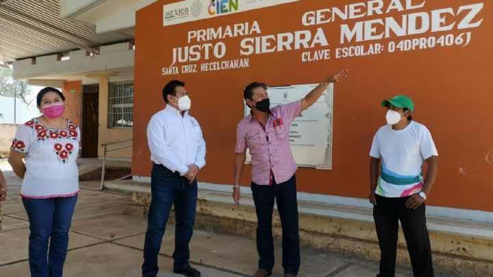 Ante regreso a clases presenciales en Campeche, preparan rehabilitación de escuelas