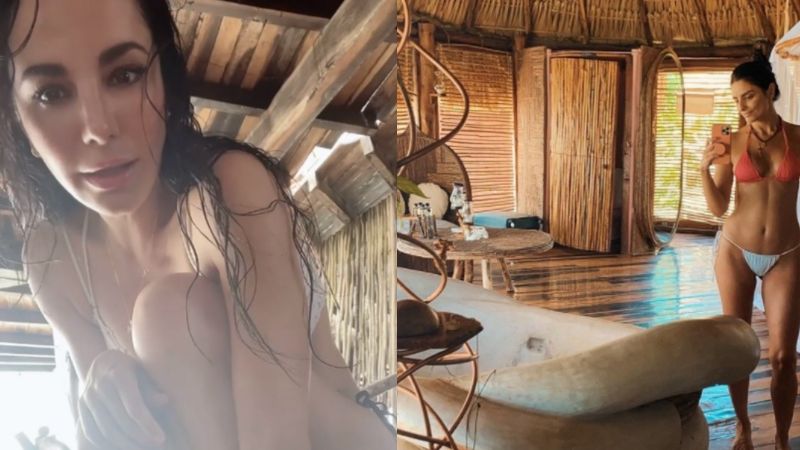 Aislinn Derbez y Martha Higareda deslumbran a sus fans con poses sexys en hotel de Tulum