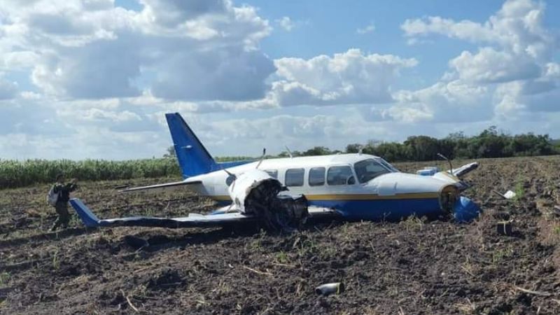 Aeronave aterriza de emergencia en comunidad cercana a Chetumal