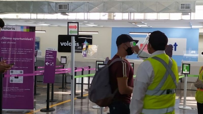 Aeropuerto de Campeche, sin casos de COVID-19 entre viajeros