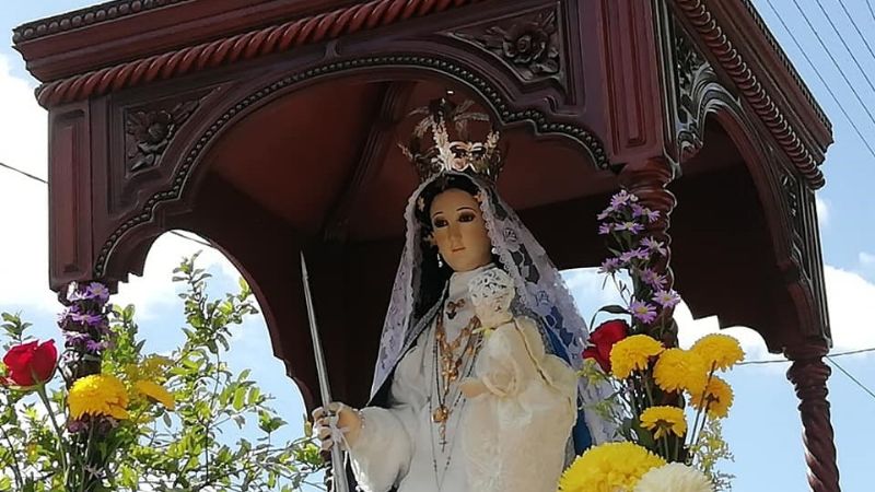 a la Virgen de la Candelaria a Temax