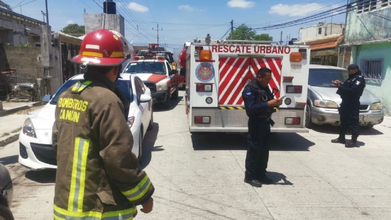 Desplome de techo deja a dos menores lesionados en la Región 99 de Cancún