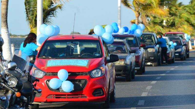 Día Internacional del Autismo: Realizan caravana de concientización en Campeche