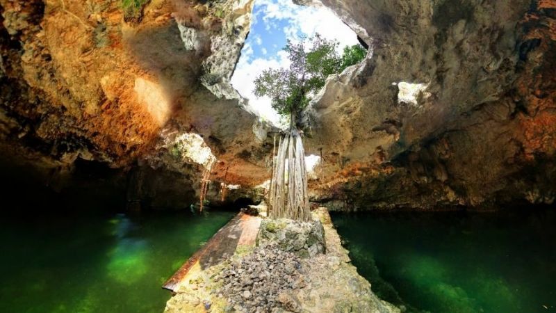 Cenote Chilam Balam: Selvático ambiente de relajación en la Riviera Maya
