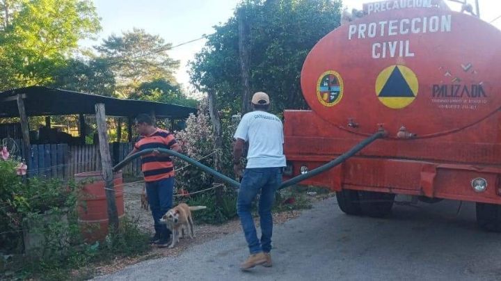Comunidades de Ciudad de Carmen sin abasto de agua, acusan a servidores públicos