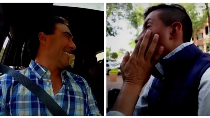 Eduardo Yañez cachetea a transeúntes desde el auto del Escorpión Dorado: VIDEO