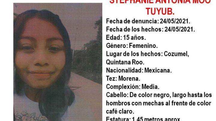 Activan Alerta Amber por desaparición de menor en Cozumel, Quintana Roo