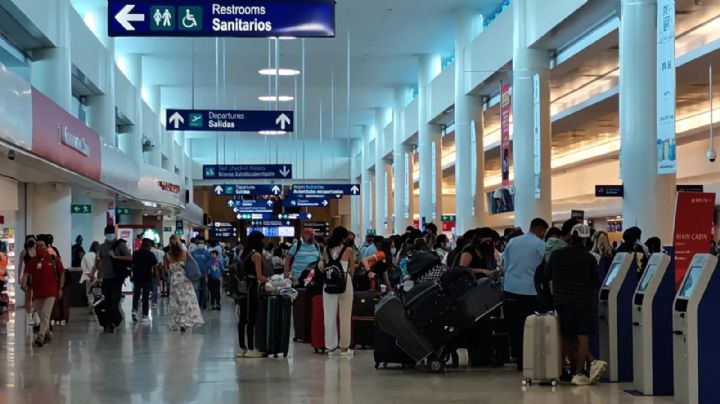 Aeropuerto de Cancún mantiene 'récord' de 400 vuelos diario en junio