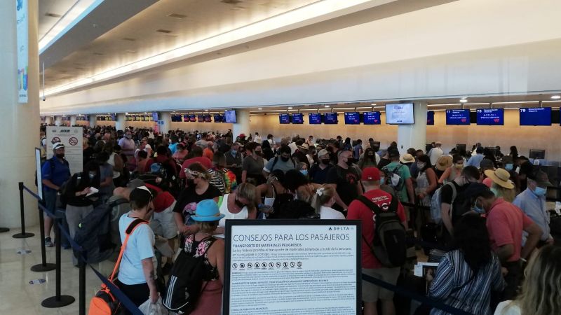 Aeropuerto de Cancún: Más de seis mil personas viajarán desde la Terminal Tres