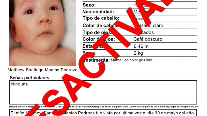 Activan Alerta Ámber por desaparición 'inventada' de un bebé en Guanajuato