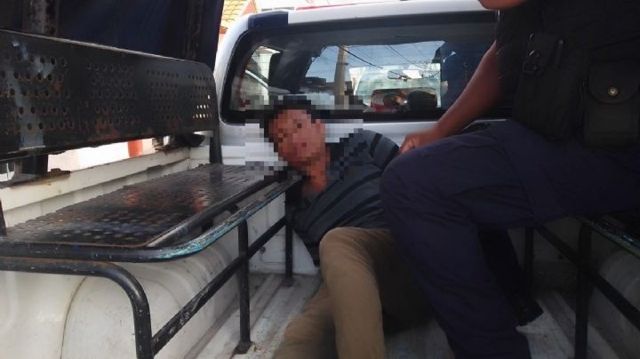 Autoridades rescatan a ladrón de ser linchado; había robado un tanque de gas