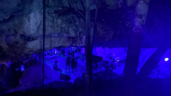 Clausuran fiesta clandestina dentro de una caverna en Akumal, Quintana Roo