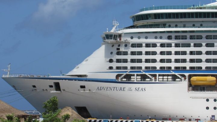 Segunda visita del 'Adventure Of The Seas' genera poca derrama económica en Cozumel