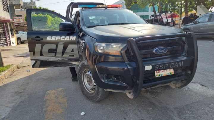 Patrulla policial causa accidente tras pasarse el alto en Ciudad del Carmen