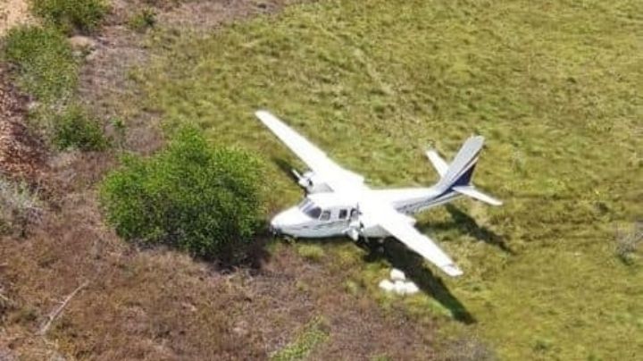 Avión con presunto cargamento de drogas aterriza en distrito de Toledo, Belice