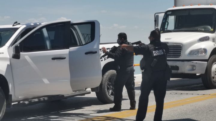 Policía monta operativo en puente el Zacatal tras reporte de personas armadas