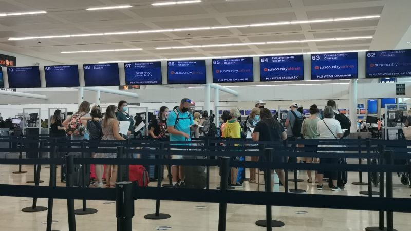 Aeropuerto de Cancún operará 401 vuelos este miércoles 9 de junio