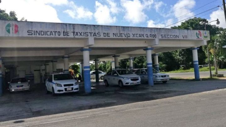 Reportan taxi robado del sindicato de Nuevo Xcan en Cancún