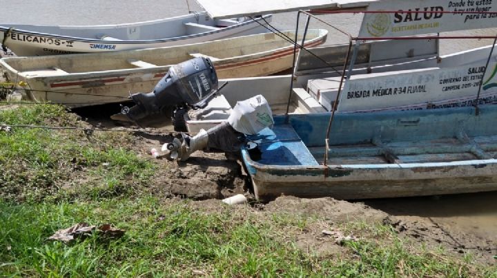 Lanchas abandonadas en el río Palizada deben retirarse, afirma exdelegado en Campeche
