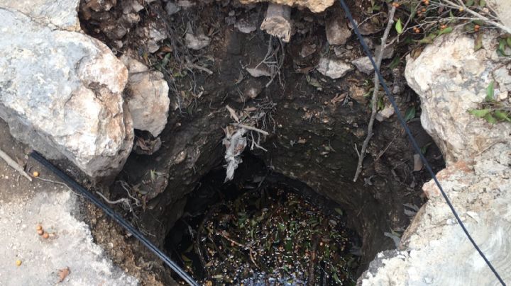 Ciudadano reporta 'socavón' en fraccionamiento al Norte de Mérida