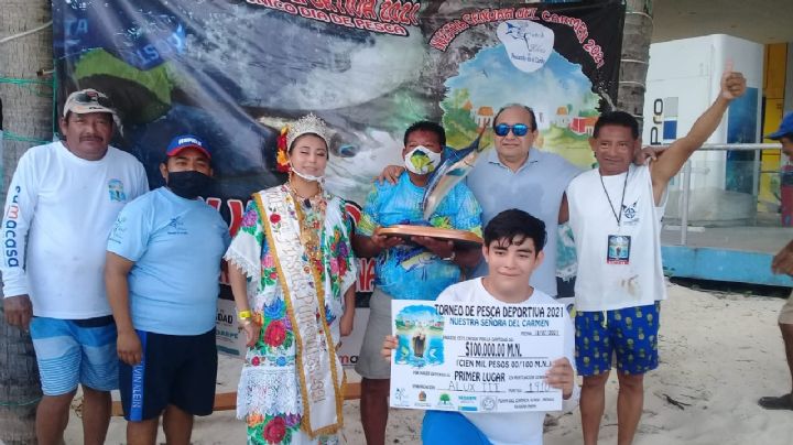 Concluye Torneo de Pesca 2021 en Playa del Carmen pese a complicaciones por sargazo