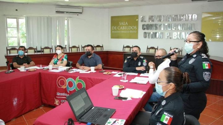 Ayuntamiento analiza nuevo 'Modelo de Policía y Justicia Cívica' en Othón P. Blanco
