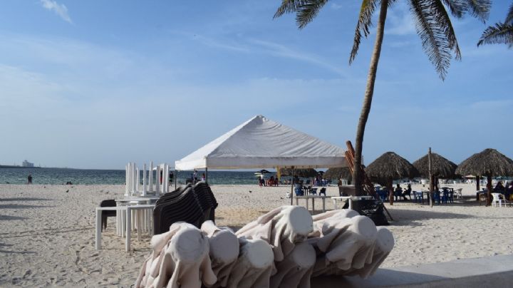 Cierre de playas en Progreso causa molestia entre empresarios
