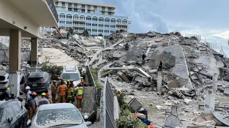 Aumenta a 60 el número de muertos por derrumbe de edificio en Miami