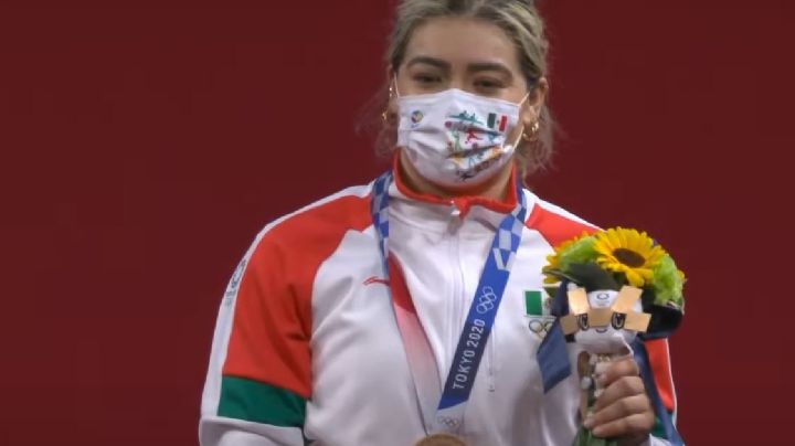 Tokio 2020: Aremi Fuentes gana medalla de bronce en Halterofilia para México