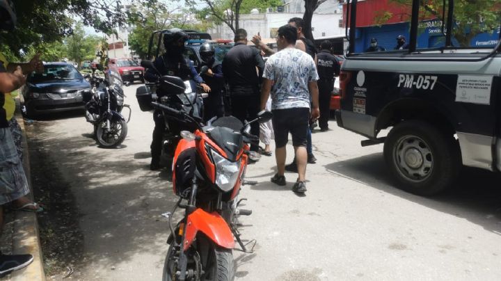 Hombres intentan robarse una motocicleta y son detenidos en Ciudad del Carmen