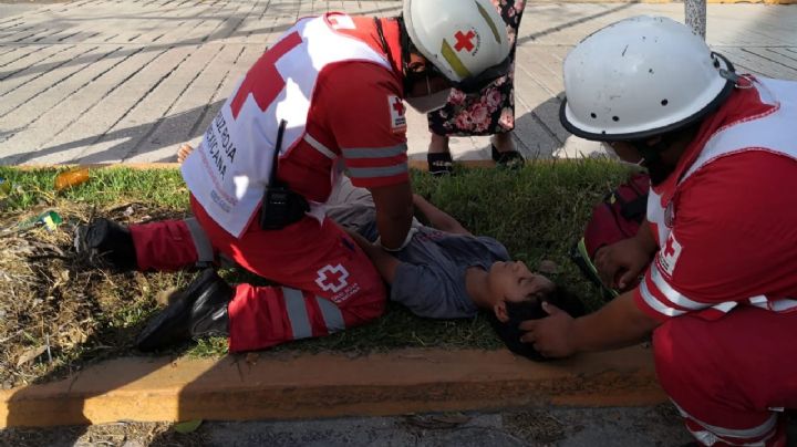 Motociclista atropella a niño tras descuido de los padres en Ciudad del Carmen