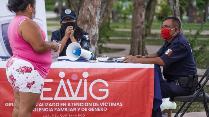 Detectan cinco puntos con más violencia familiar y de género en Cozumel