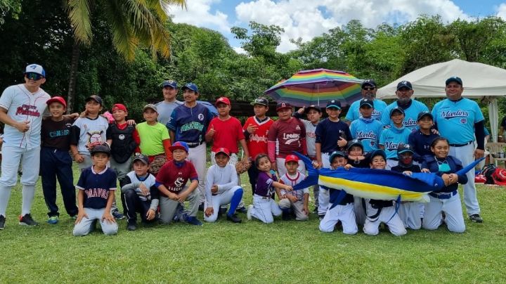 Palizada foguea al equipo ‘Los Marlín’ en la liga estatal de beisbol infantil en Campeche