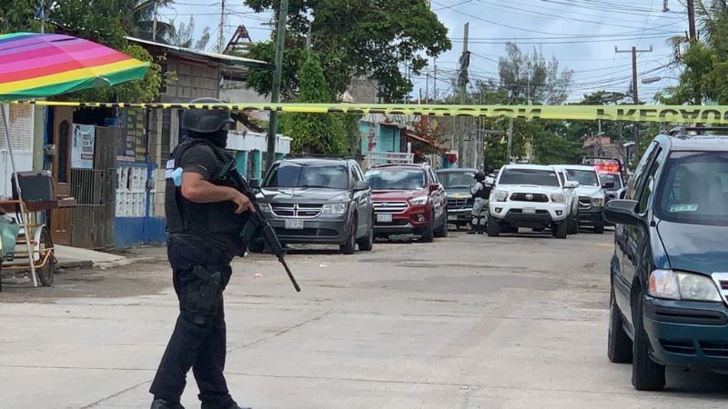 Decomisan drogas y armas de fuego  en cateo de dos predios en Ciudad del Carmen