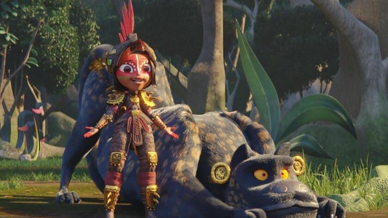 Netflix revela tráiler de 'Maya y los tres', serie inspirada en las culturas maya y azteca